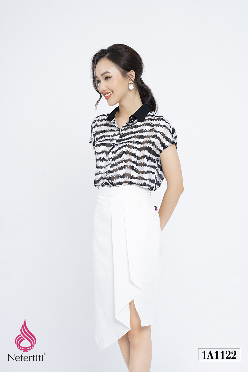 1A1122 - SƠ MI HỌA TIẾT CAO CẤP