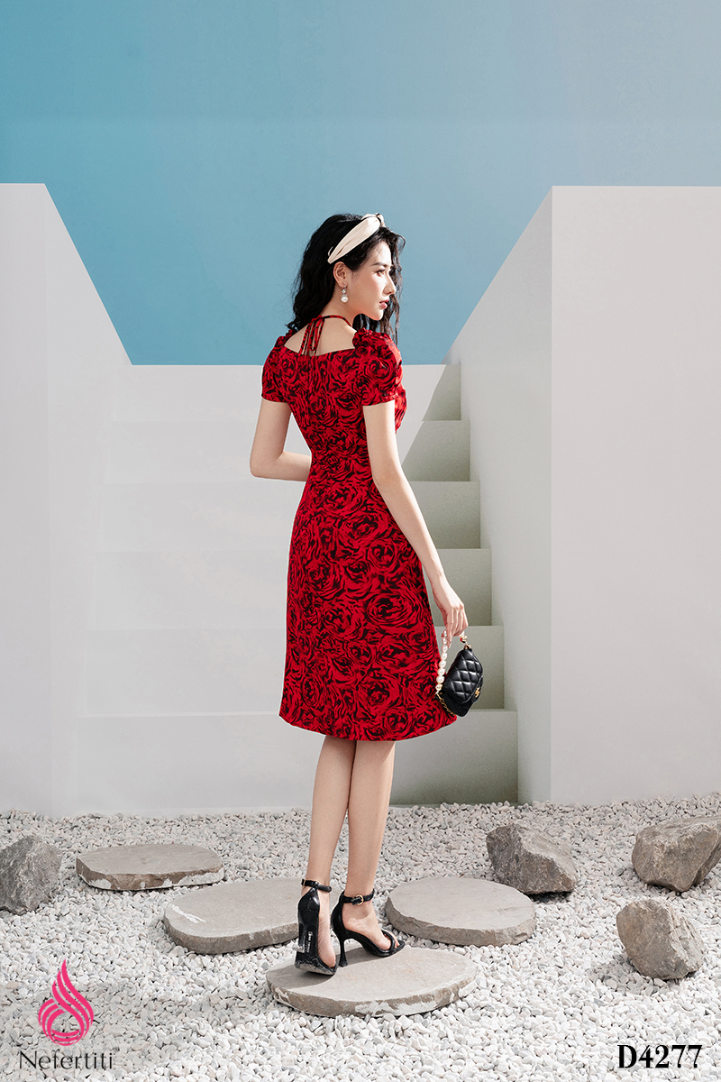 1D4277 - ĐẦM LỤA CỔ YẾM