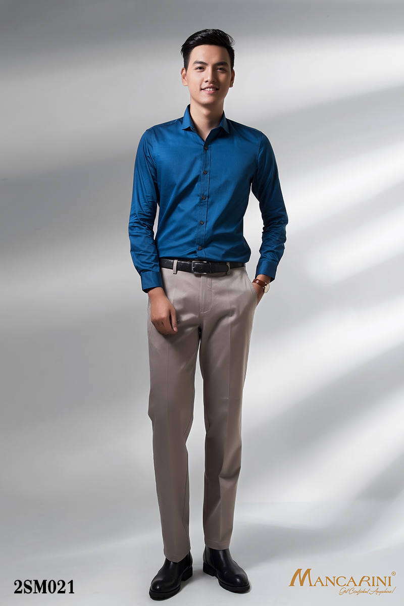 2SM021 - SƠ MI NAM DÀI TAY