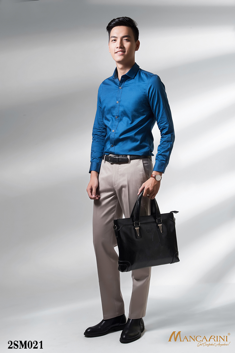 2SM021 - SƠ MI NAM DÀI TAY