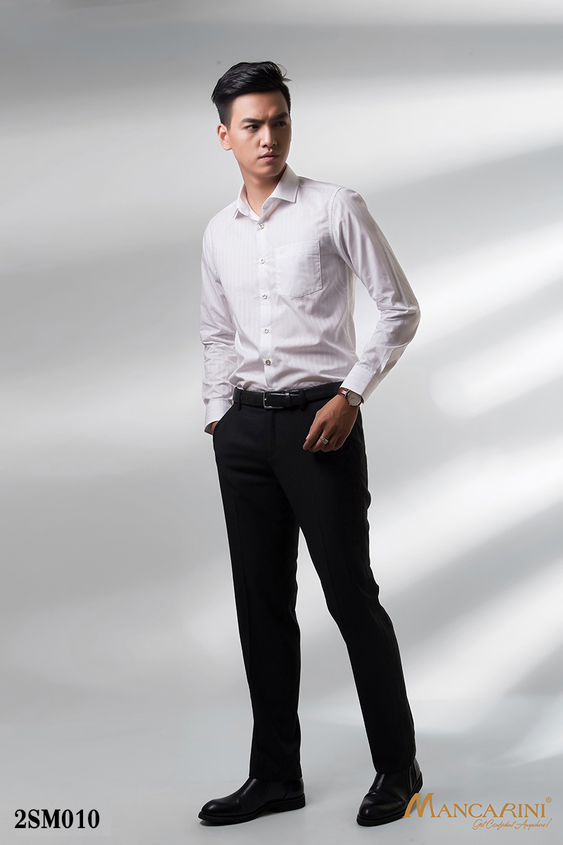 2SM010 - SƠ MI NAM DÀI TAY