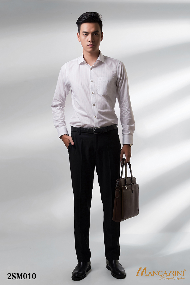 2SM010 - SƠ MI NAM DÀI TAY