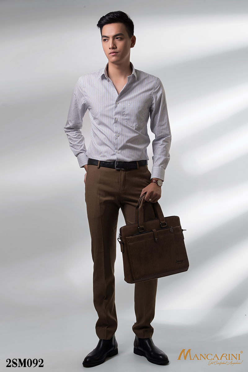 2SM092 - SƠ MI KẺ SỌC