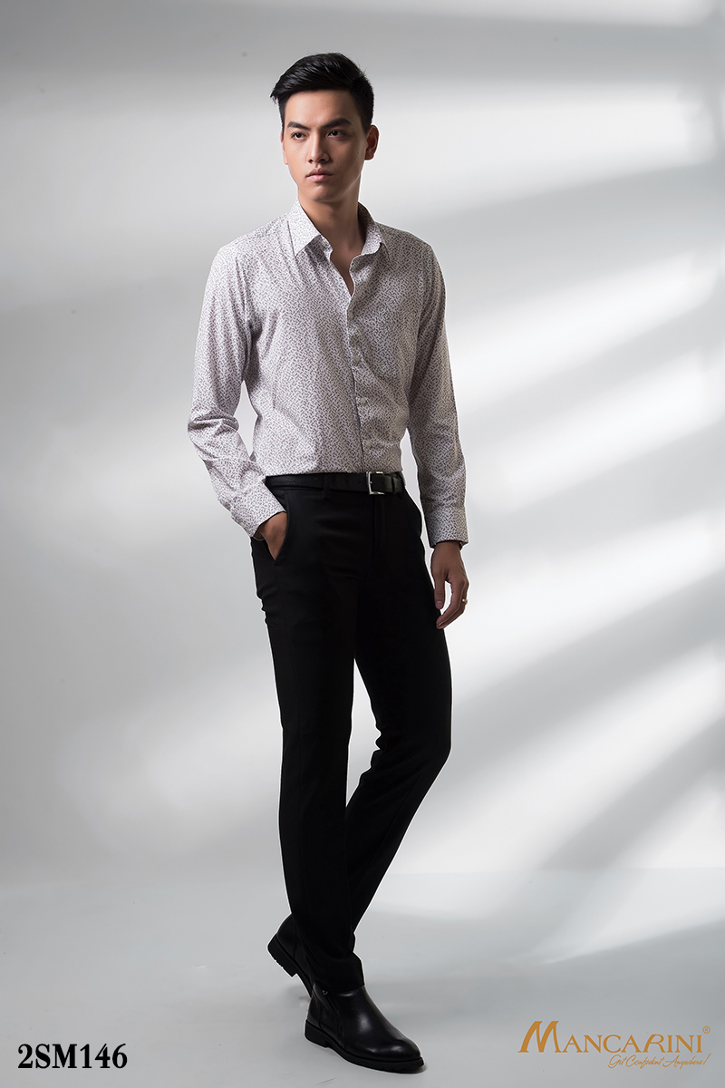 2SM146 - SƠ MI HỌA TIẾT