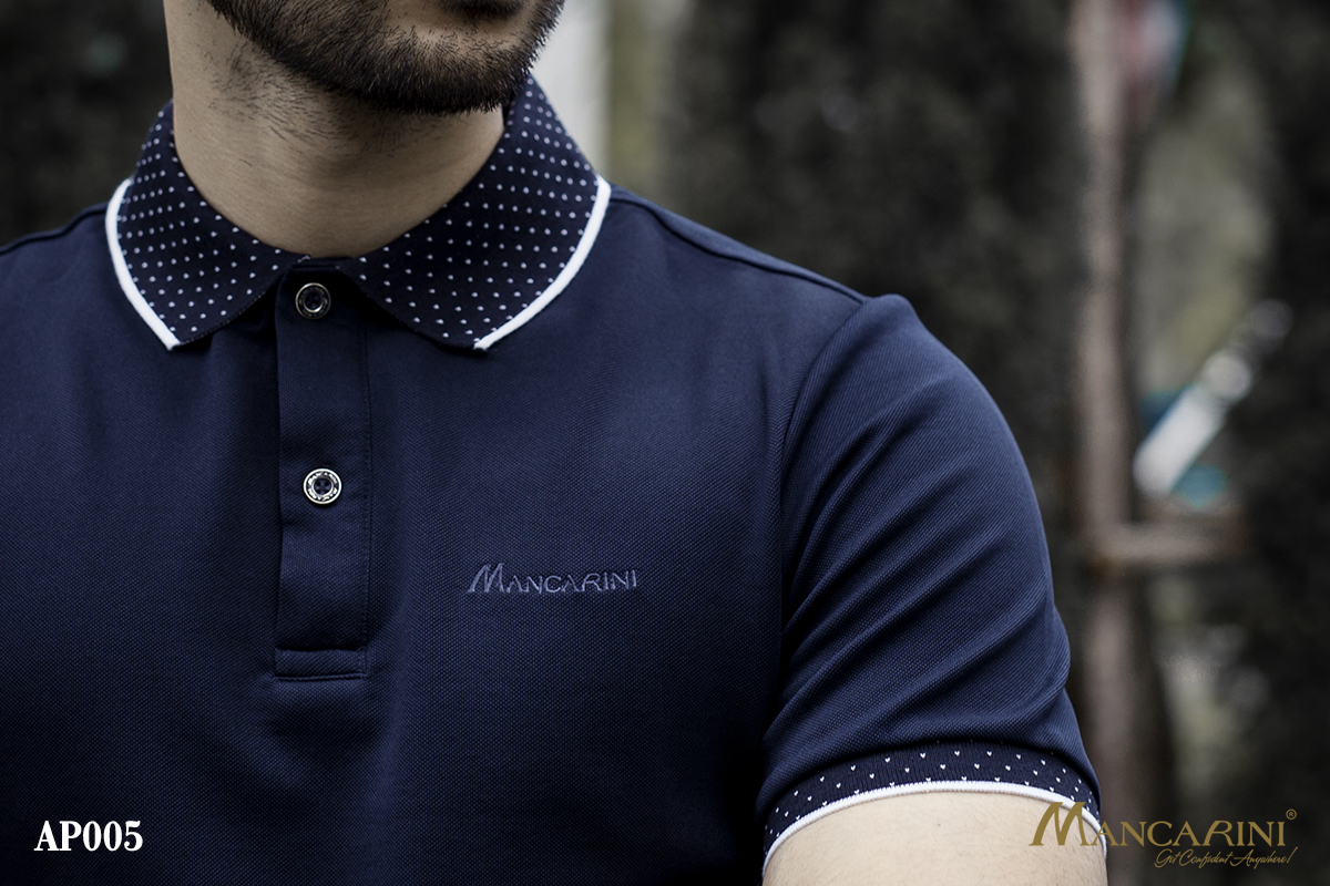 1AP005 - ÁO POLO NAM PHỐI HỌA TIẾT