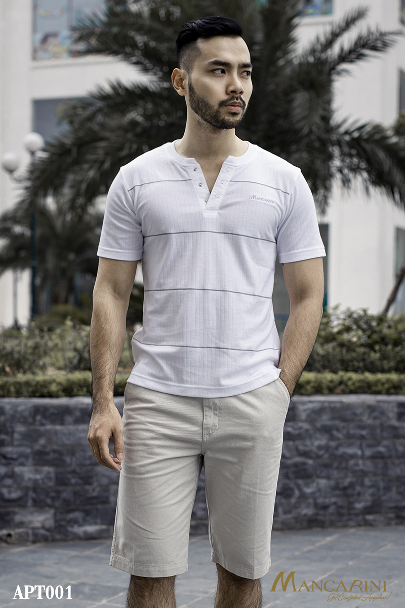 1APT - ÁO PHÔNG KẺ NGANG