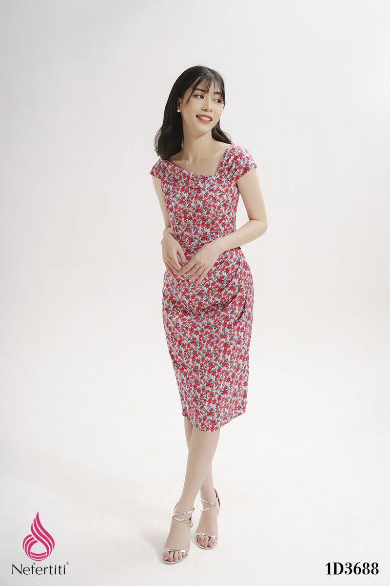 1D3688 - ĐẦM HOA NHÍ DÁNG A