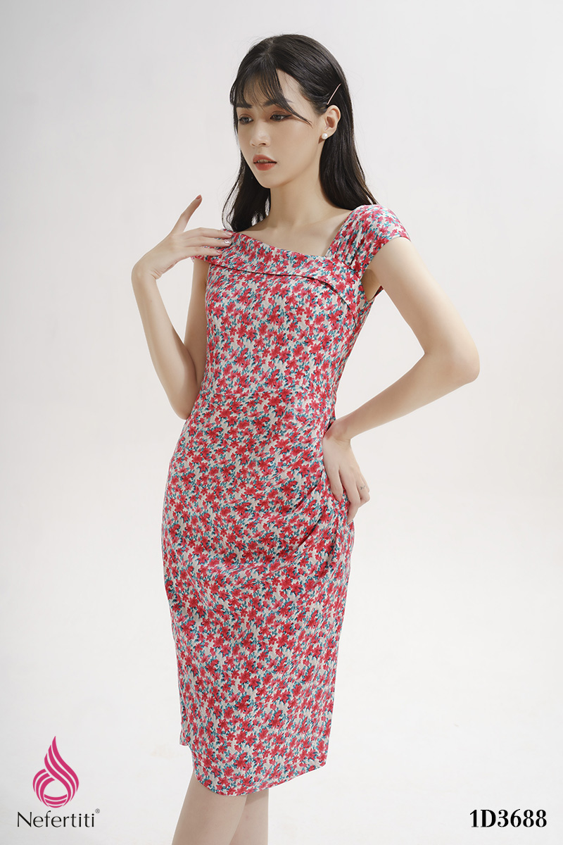 1D3688 - ĐẦM HOA NHÍ DÁNG A