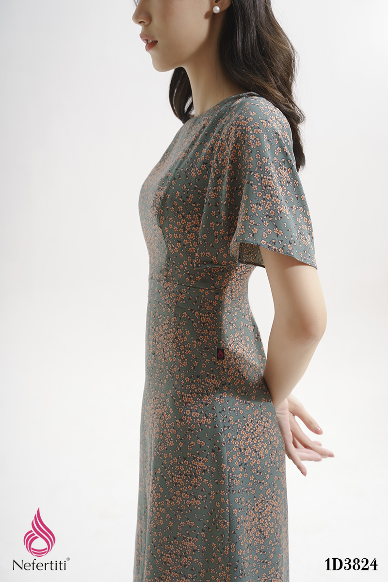 1D3824 - ĐẦM HOA NHÍ DÁNG A