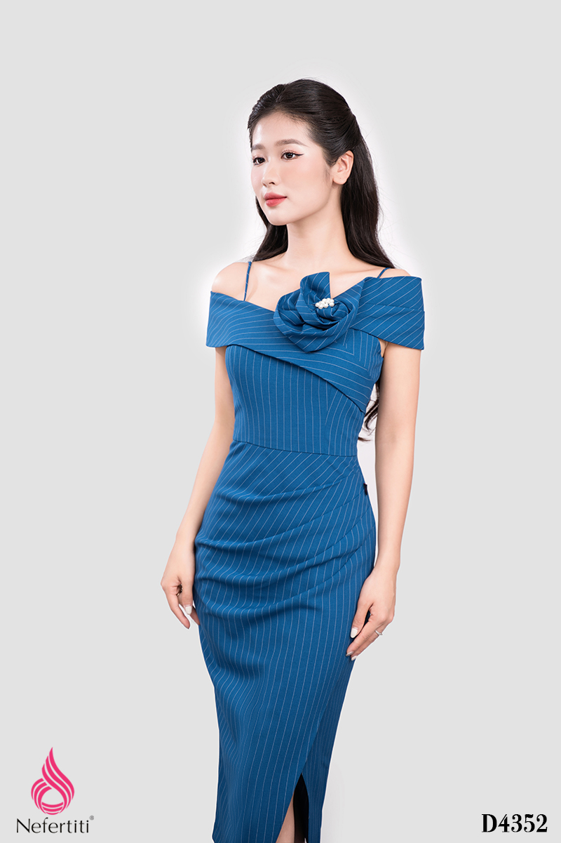 1D4352 - ĐẦM TRỄ VAI DÁNG ÔM