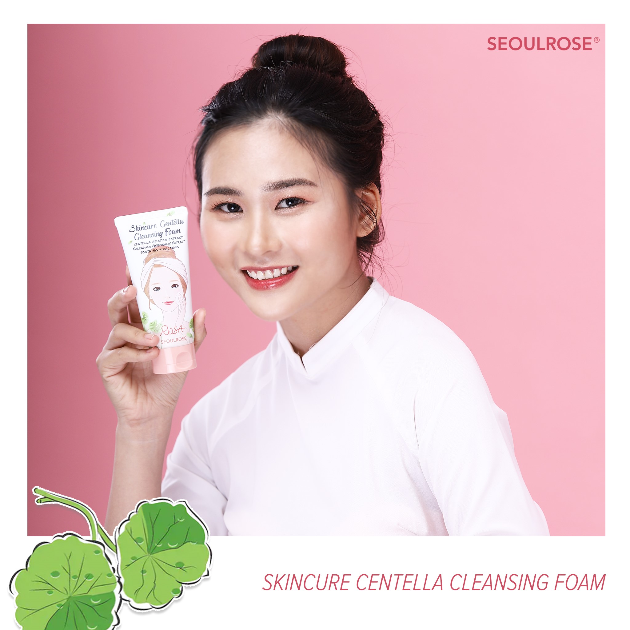 Sữa rửa mặt Rosa Skincure Centella Cleansing Foam