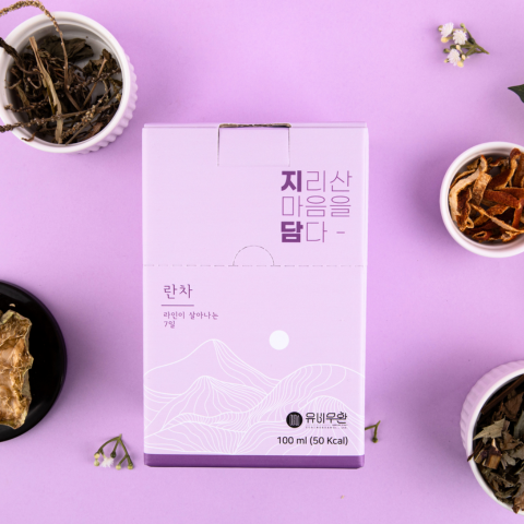 Trà Thảo Mộc LANCHA Thải Độc Tố Trong Cơ Thể Giúp Giảm Cân Hàng Chính Hãng Hàn Quốc. 1 hộp x 7gói x 100ml