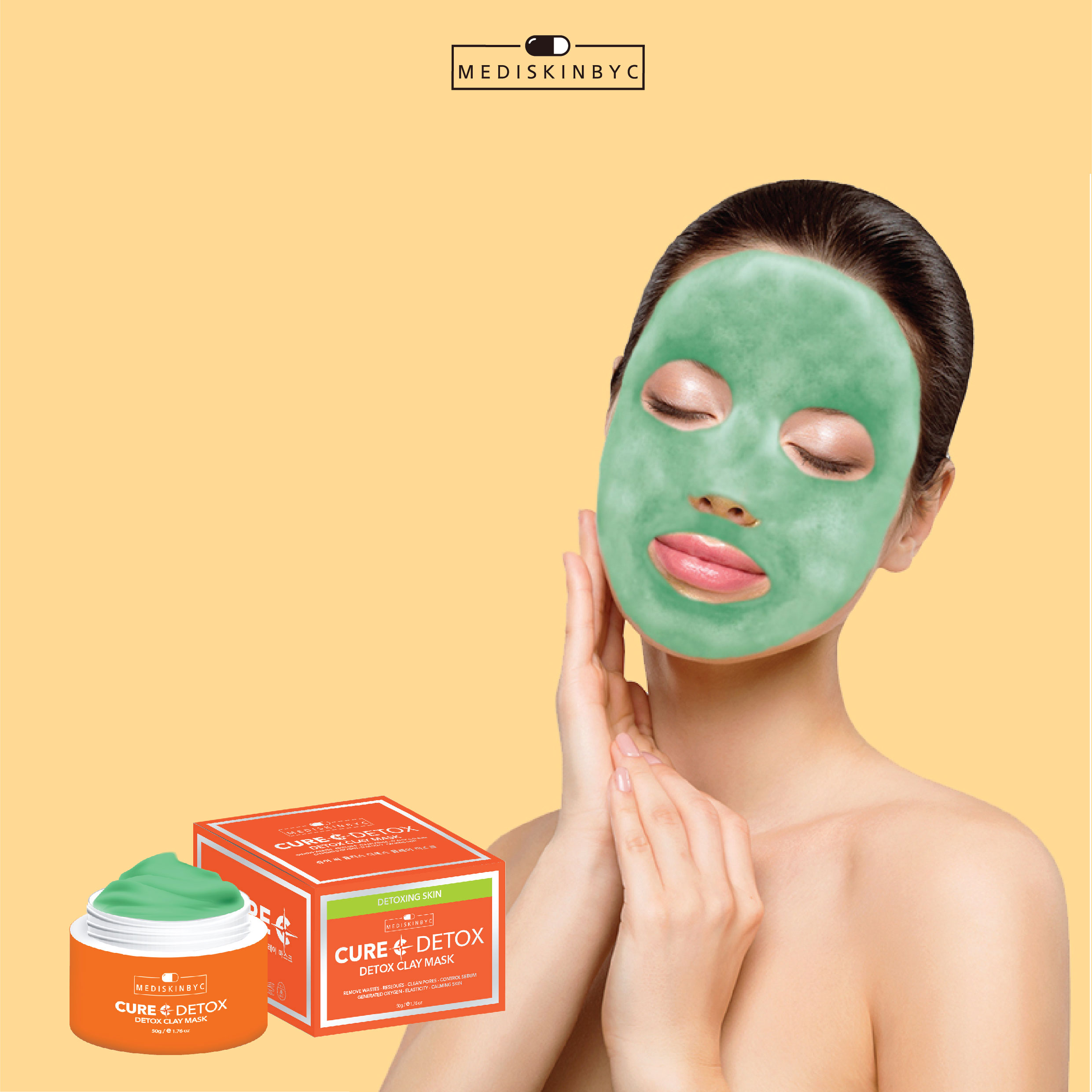 Mặt nạ thải độc da Cure C+ Detox Clay Mask