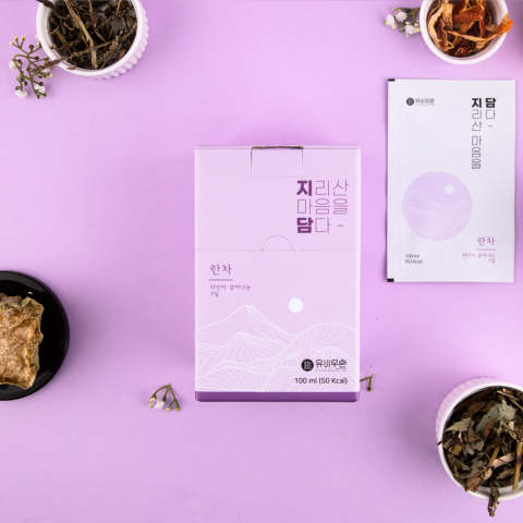 Trà Thảo Mộc LANCHA Thải Độc Tố Trong Cơ Thể Giúp Giảm Cân Hàng Chính Hãng Hàn Quốc. 1 hộp x 7gói x 100ml