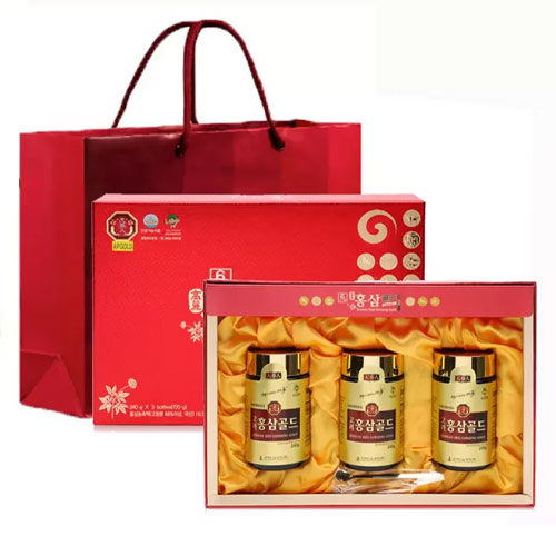 Cao hồng sâm Bio Science  của Hàn Quốc, Hộp 3 lọ x 240g, 고려인삼과학