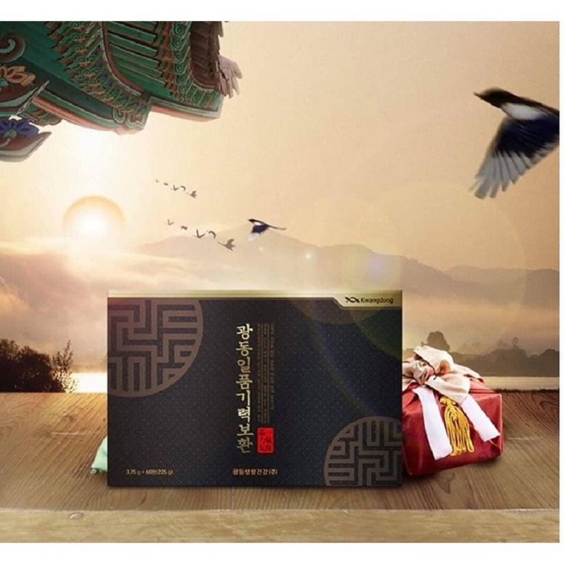 An Cung Ngưu Hoàng Hoàn Kwangdong Hộp Đen 60 Viên Nội Địa Hàn Quốc