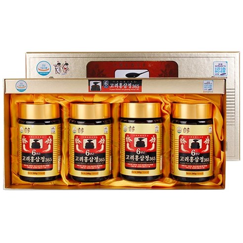 Cao Hồng Sâm 365 Hàn Quốc (Hộp 4 Lọ x 240g) 대한홍삼 고려홍삼정365