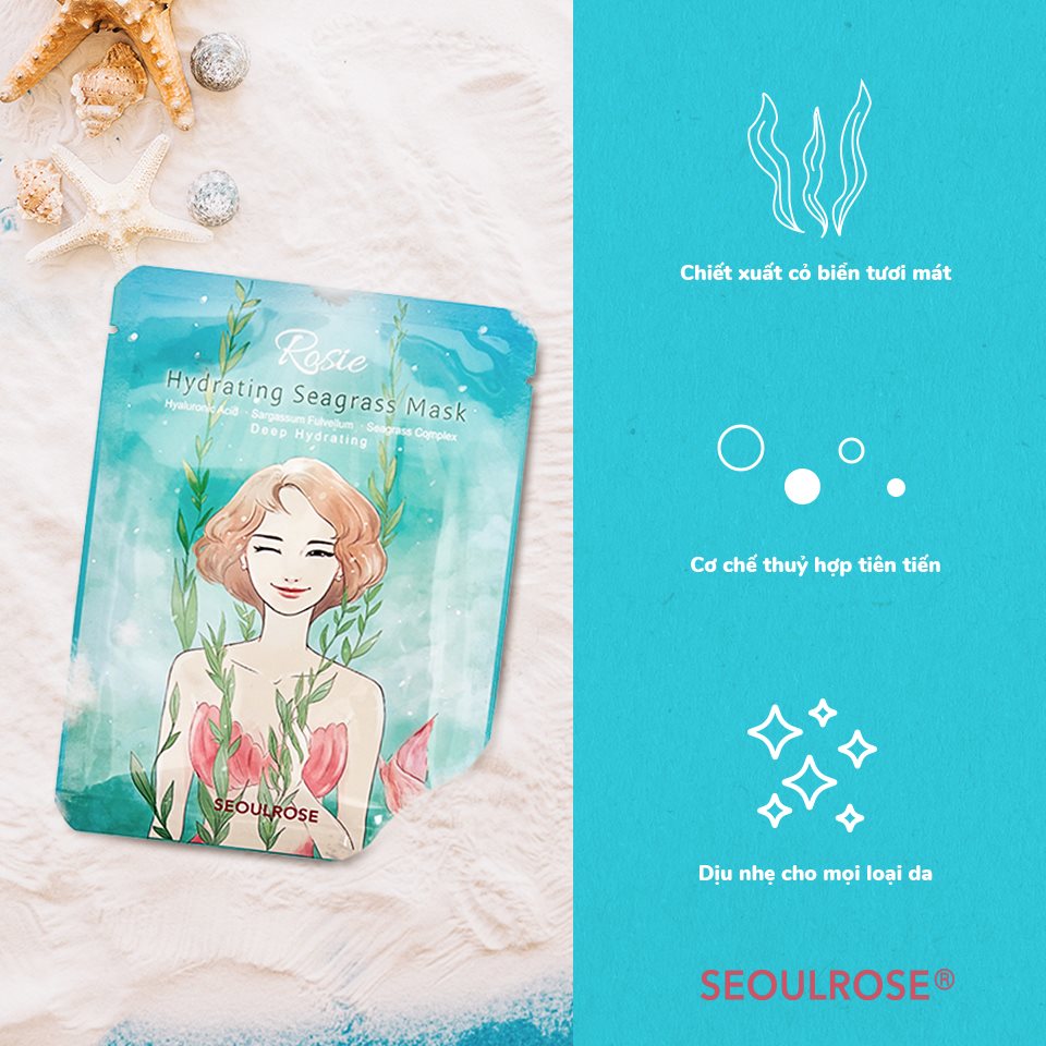 Mặt nạ cỏ biển Rosie Hydrating Seagrass Mask