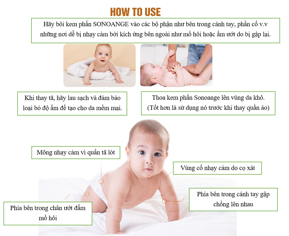 Phấn Em Bé Dạng Kem FRIENDLY BABY POWDER CREAM 100ml Làm dịu, cấp ẩm và Bảo vệ da