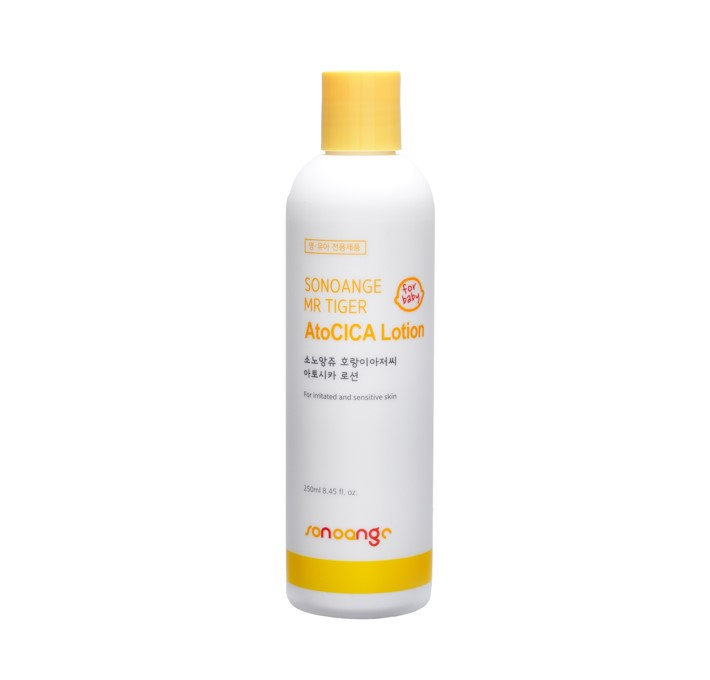 Sữa Dưỡng Thể Dành Cho Bé Mr. Tiger Atocica Lotion 250ml Dưỡng Ẩm và Dịu Da