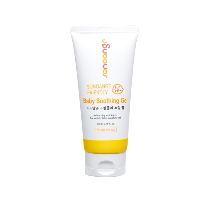 Gel dưỡng da cho bé Friendly Baby Smoothing Gel 200ml giảm hăm, mẩn ngứa, giúp da mịn màng khô thoáng