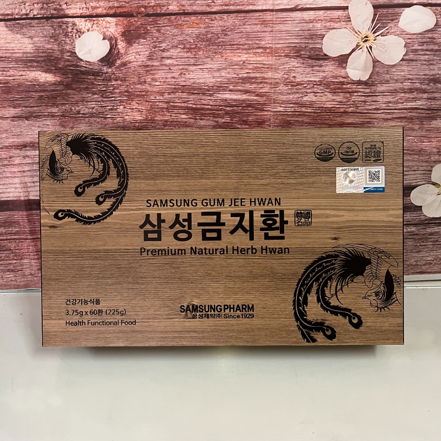 An Cung Ngưu Hoàng Hoàn Samsung Hàn Quốc Hộp Gỗ 60 Viên Giúp Bổ Não Và Ngăn Ngừa Tai Biến Đột Quỵ