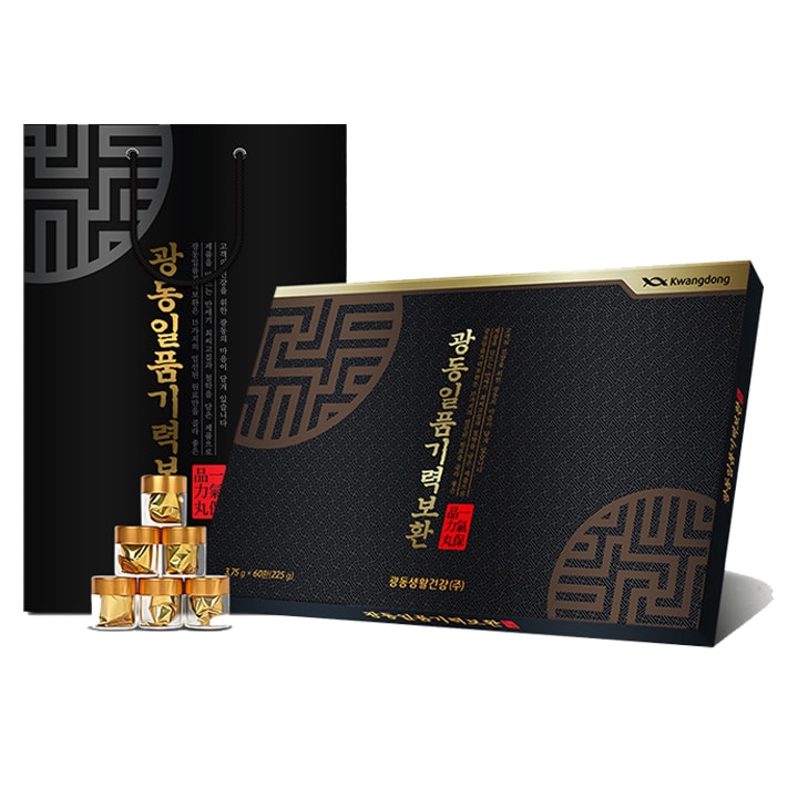 An Cung Ngưu Hoàng Hoàn Kwangdong Hộp Đen 60 Viên Nội Địa Hàn Quốc