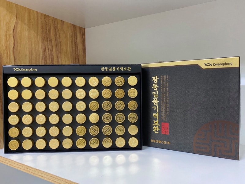 An Cung Ngưu Hoàng Hoàn Kwangdong Hộp Đen 60 Viên Nội Địa Hàn Quốc