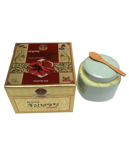 Cao hồng sâm linh chi Achimmadang hũ sứ 1200g