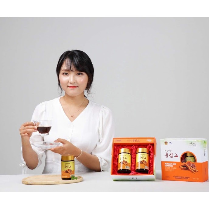 Cao Hồng Sâm Linh Chi Achimmadang Hàn Quốc Hộp 2 lọ x 240g