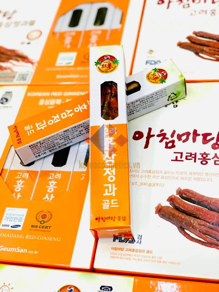 Hồng Sâm Củ Tẩm Mật Ong Achimmadang Korean Red Ginseng Gold Hàn Quốc