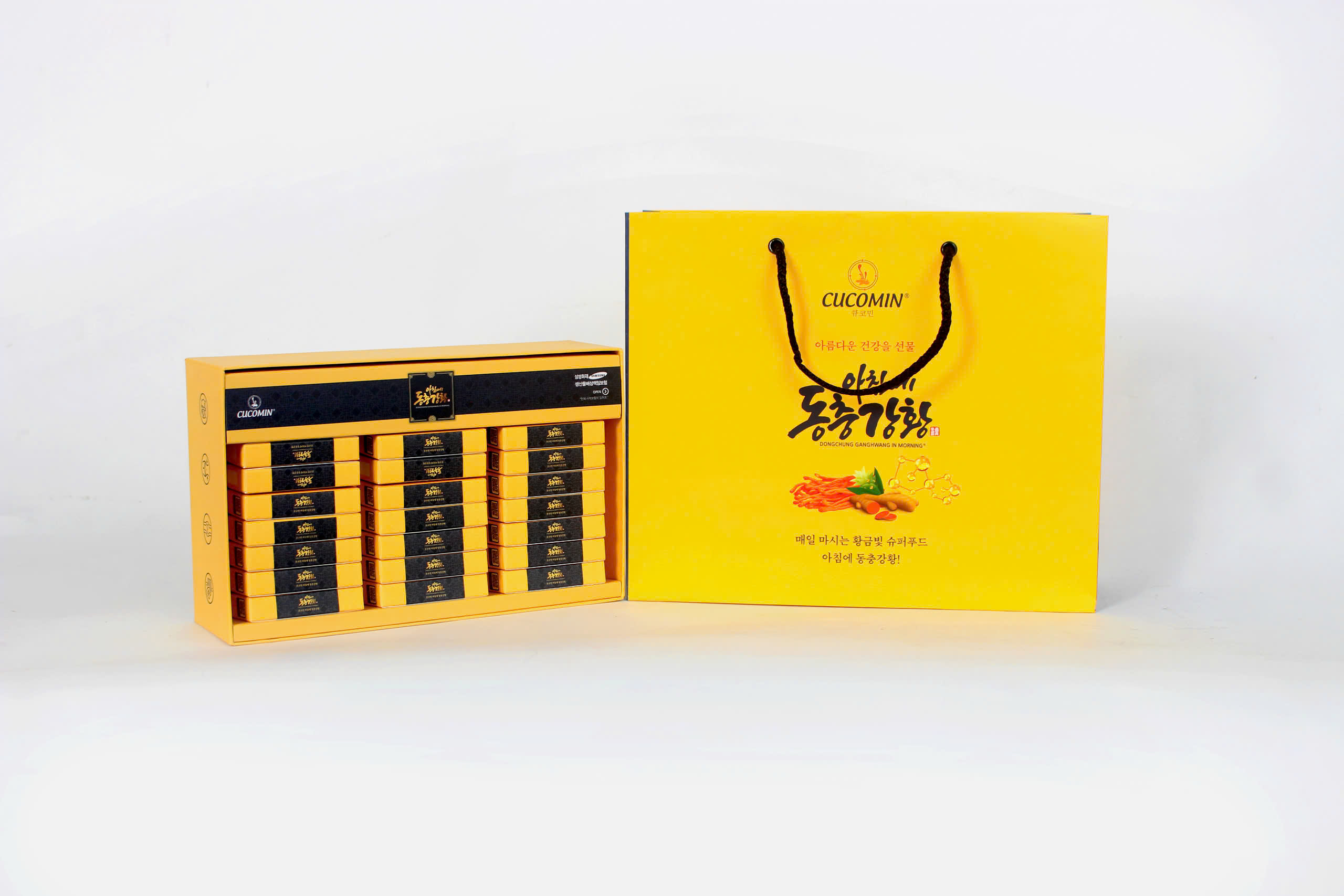 Nghệ Nano đông trùng Cucomin 큐코민, Hộp 12 vỉ 60 tép