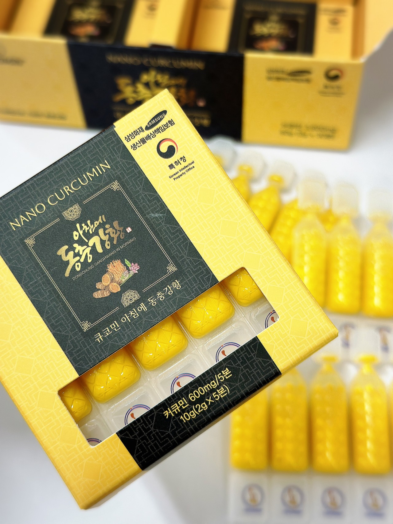 Nghệ Nano đông trùng Cucomin 큐코민, Hộp 12 vỉ 60 tép