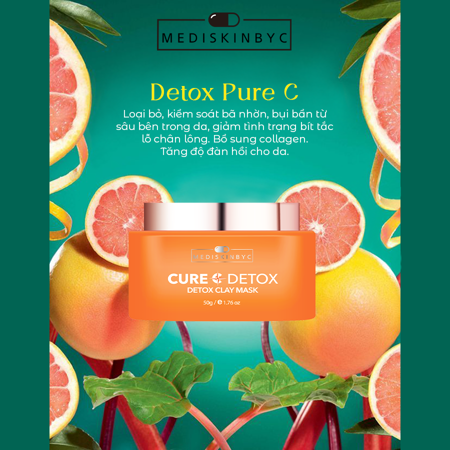 Mặt nạ thải độc da Cure C+ Detox Clay Mask
