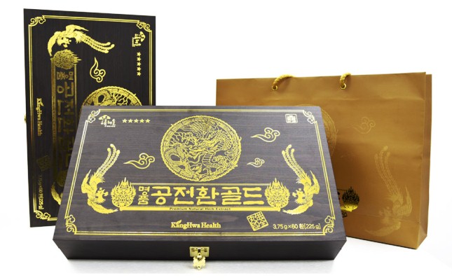 Đông trùng Hạ thảo hộp gỗ 60 viên Hàn Quốc
