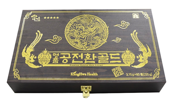 Đông trùng Hạ thảo hộp gỗ 60 viên Hàn Quốc