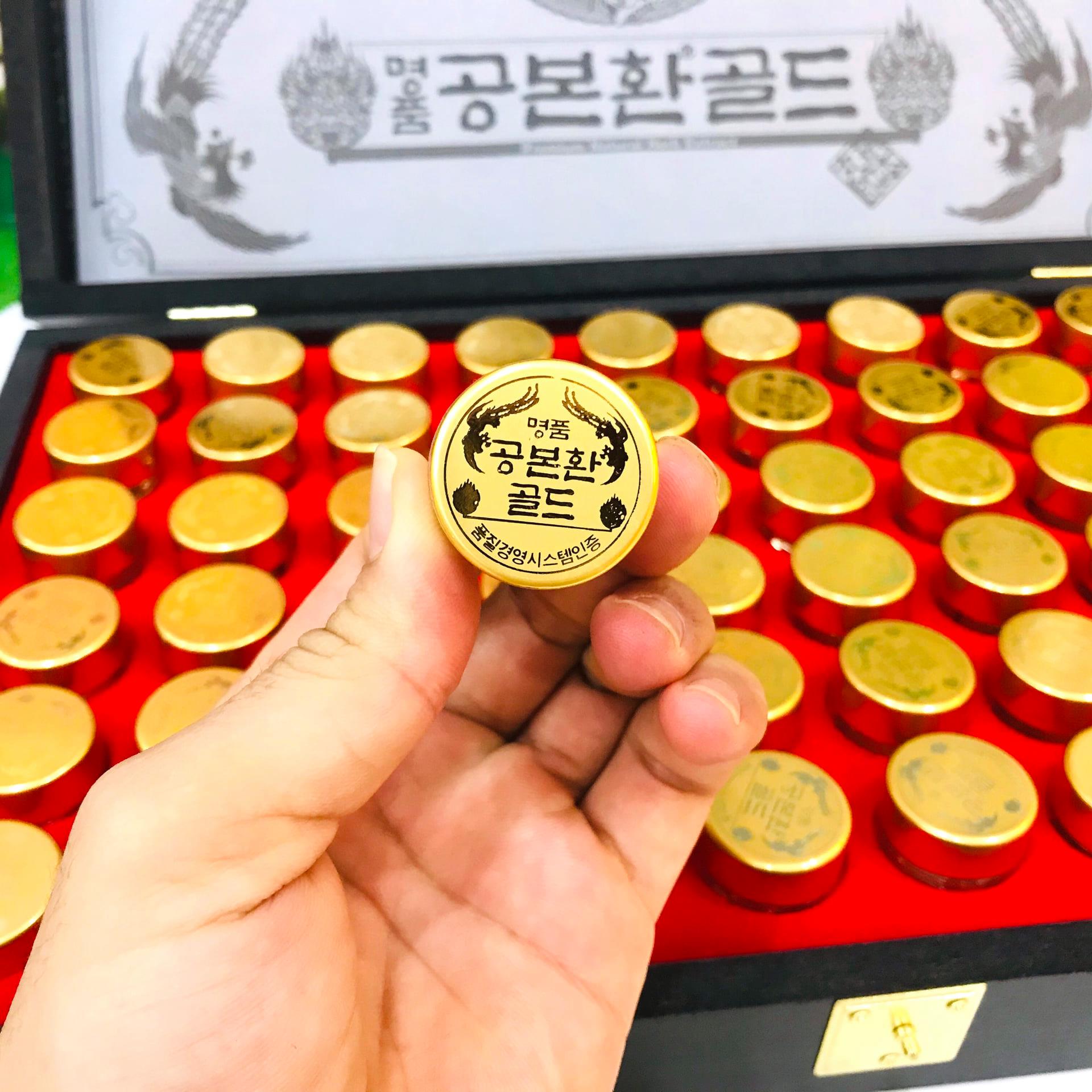 Đông trùng Hạ thảo hộp gỗ 60 viên Hàn Quốc