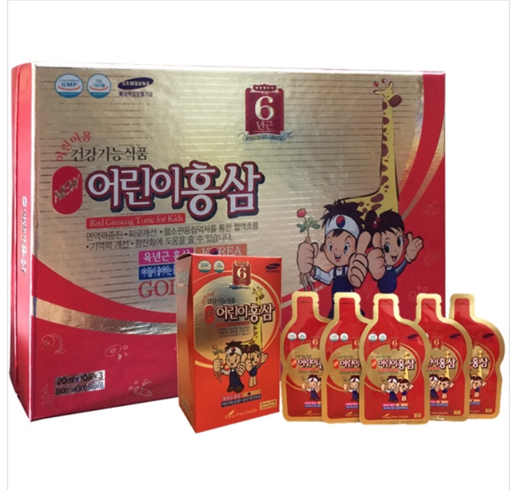 HỒNG SÂM BABY KANGHWA NHẬP KHẨU HÀN QUỐC 30 GÓI 20ML