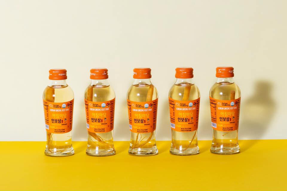 Nước Sâm Có Củ Achimmadang 120ml x 10 Chai Hàn Quốc