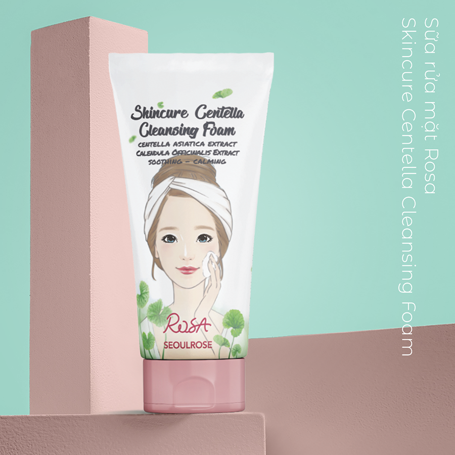 Sữa rửa mặt Rosa Skincure Centella Cleansing Foam