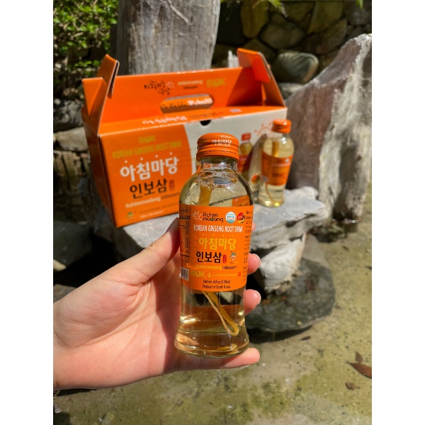 Nước Sâm Có Củ Achimmadang 120ml x 10 Chai Hàn Quốc