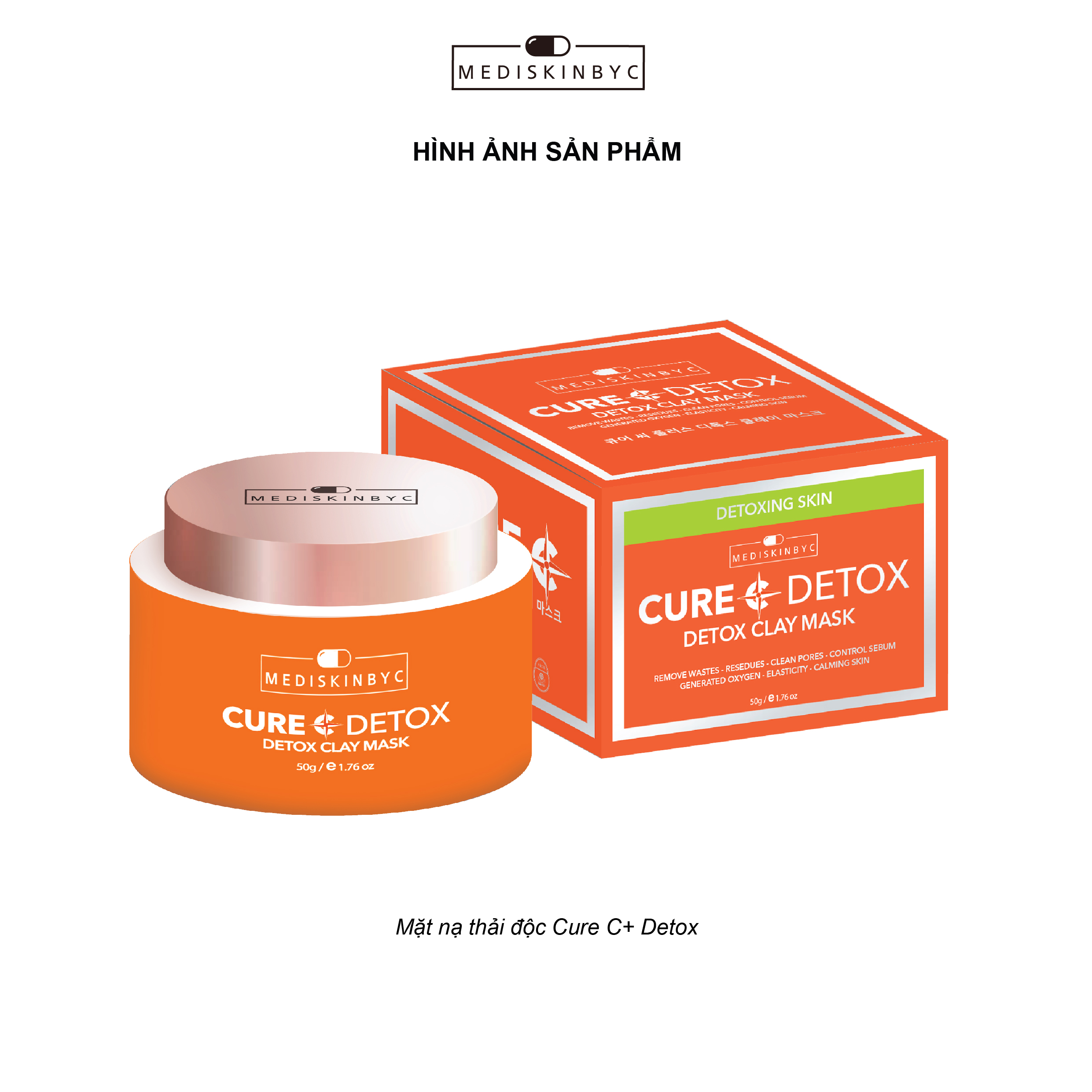 Mặt nạ thải độc da Cure C+ Detox Clay Mask