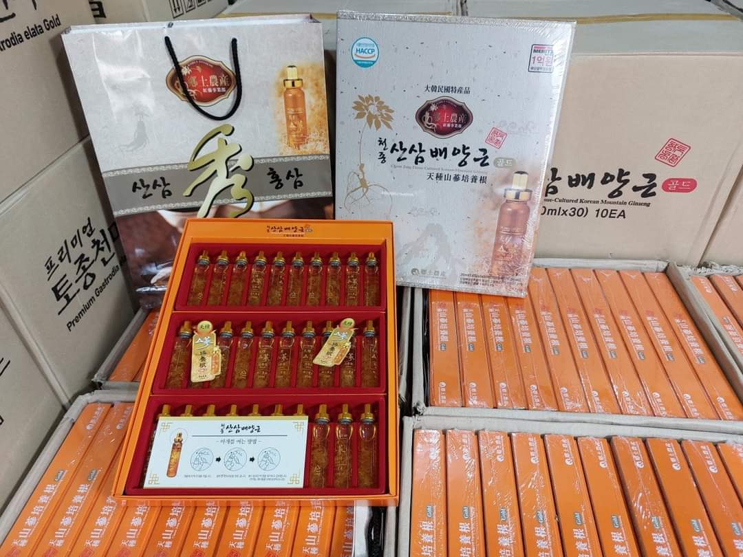 Tinh Chất Hồng Sâm Núi Thượng Hạng Cheon Jong Tissue Cultured Korean Mountain Ginseng 천정산삼 배양근