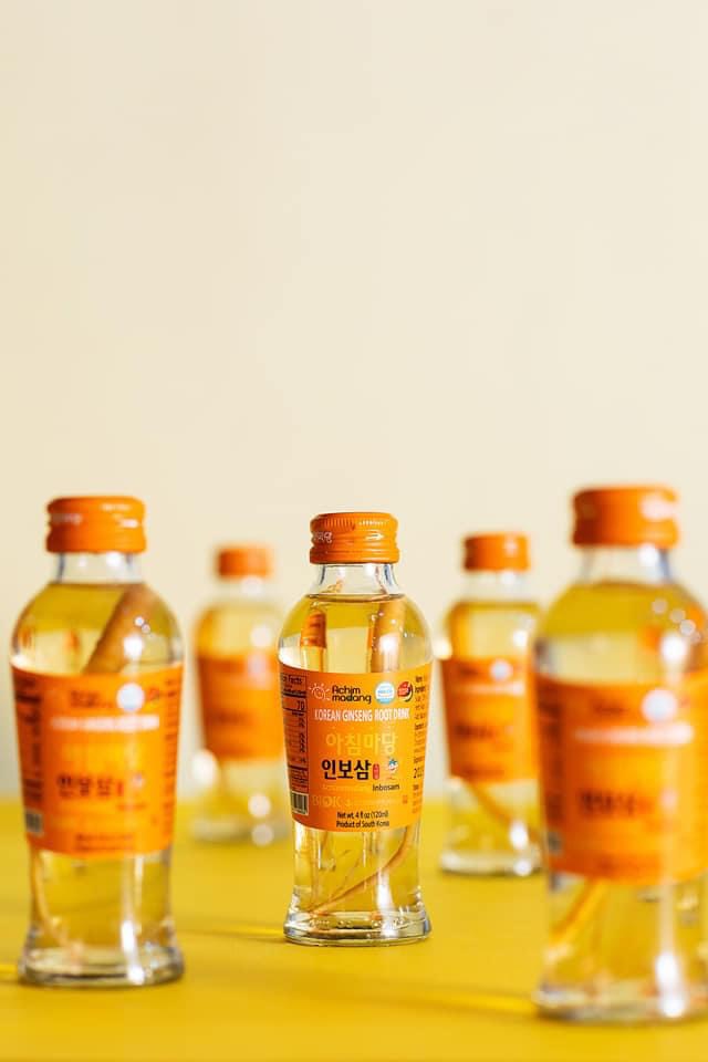 Nước Sâm Có Củ Achimmadang 120ml x 10 Chai Hàn Quốc