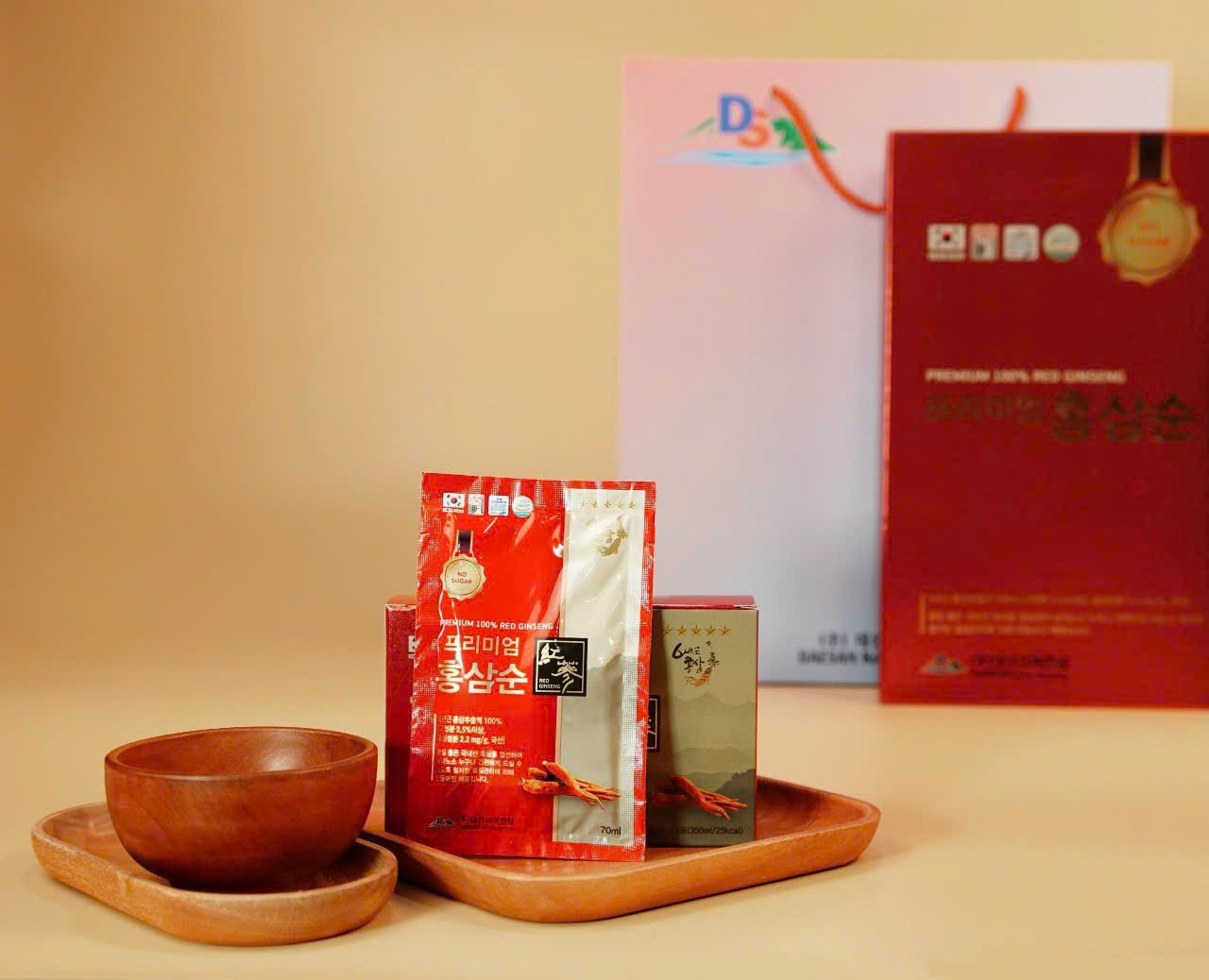 Nước Hồng Sâm Không Đường Daesan 대산고려인삼 100% (Dành Cho Người Tiểu Đường)