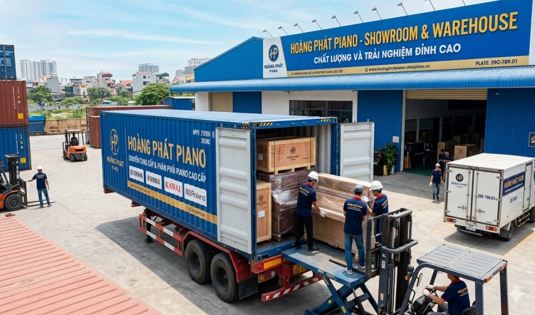 Container 40ft Piano Điện và Piano Cơ nhập khẩu Japan về ngày 01/06/2026