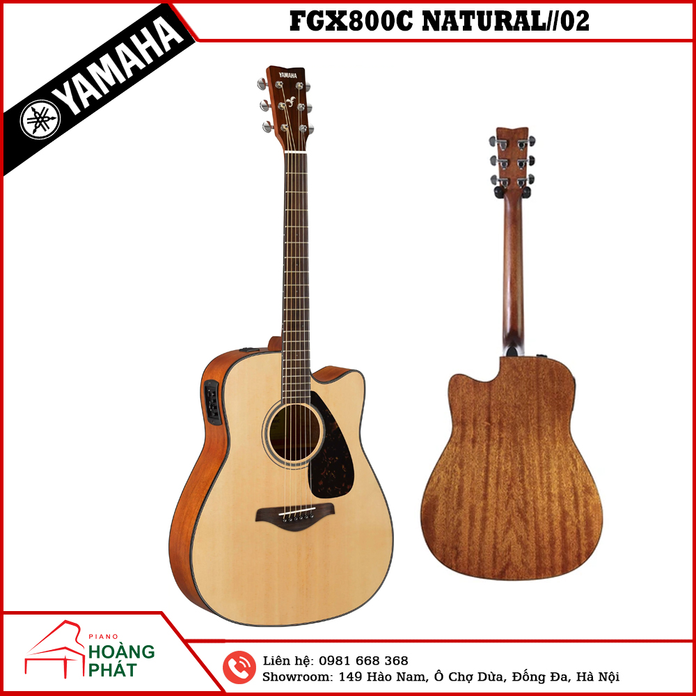 GUITAR YAMAHA FGX800C NATURAL//02