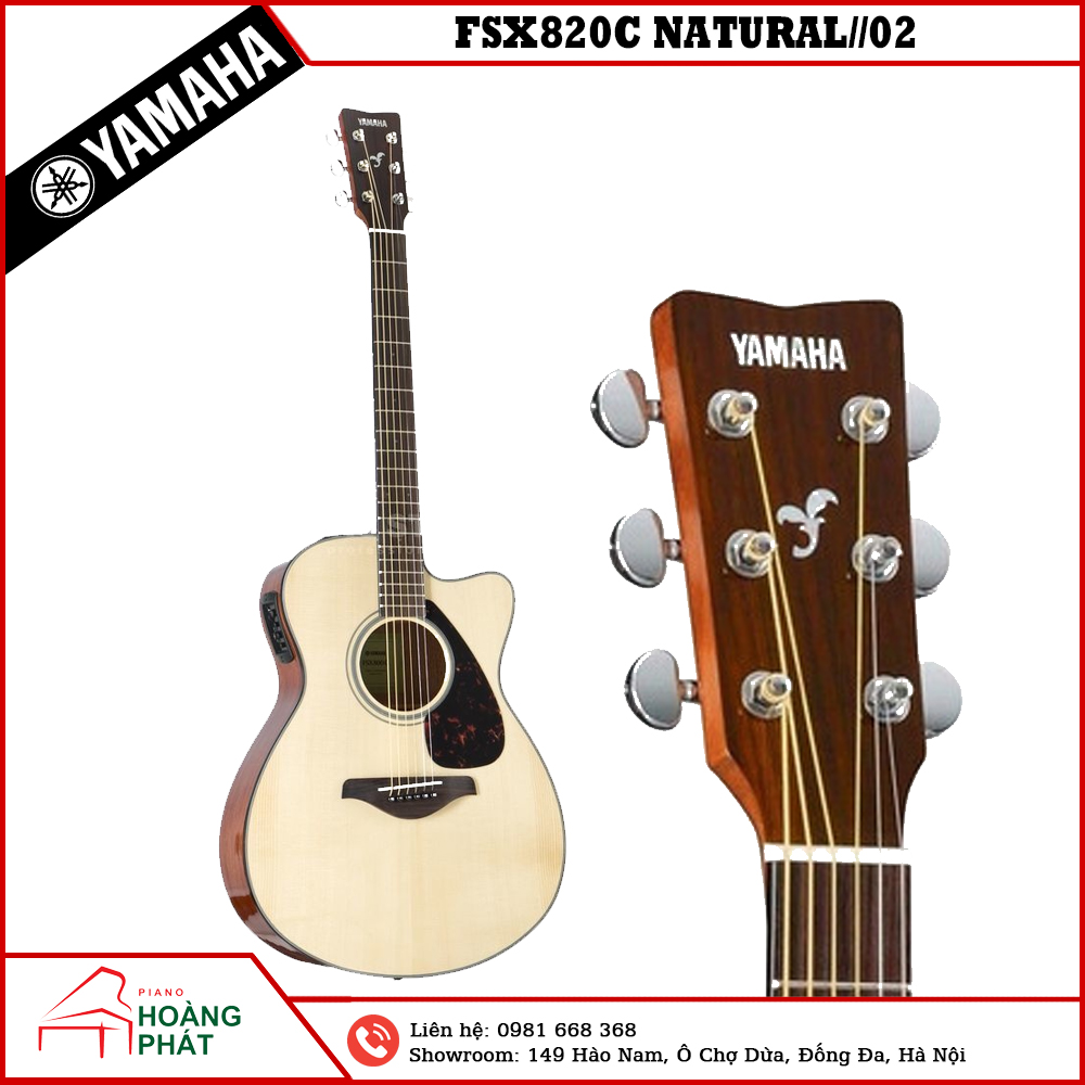 GUITAR YAMAHA FSX820C NATURAL//02