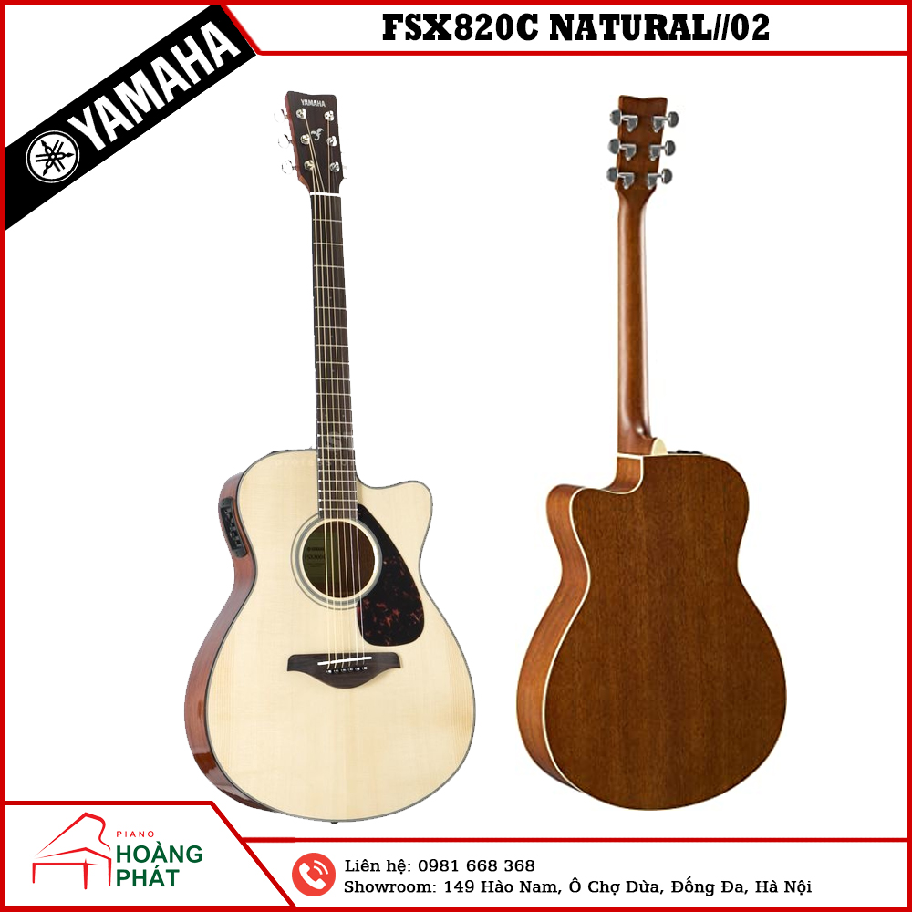 GUITAR YAMAHA FSX820C NATURAL//02