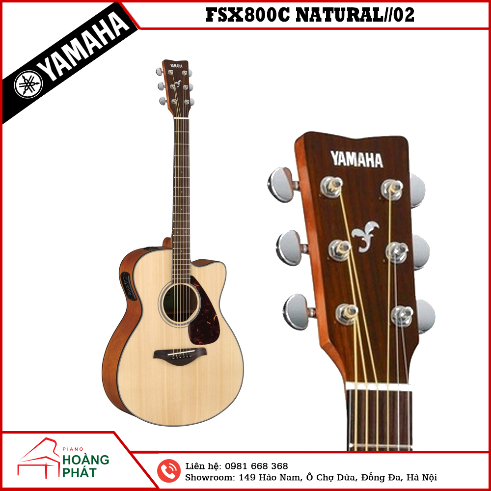 GUITAR YAMAHA FSX800C NATURAL//02